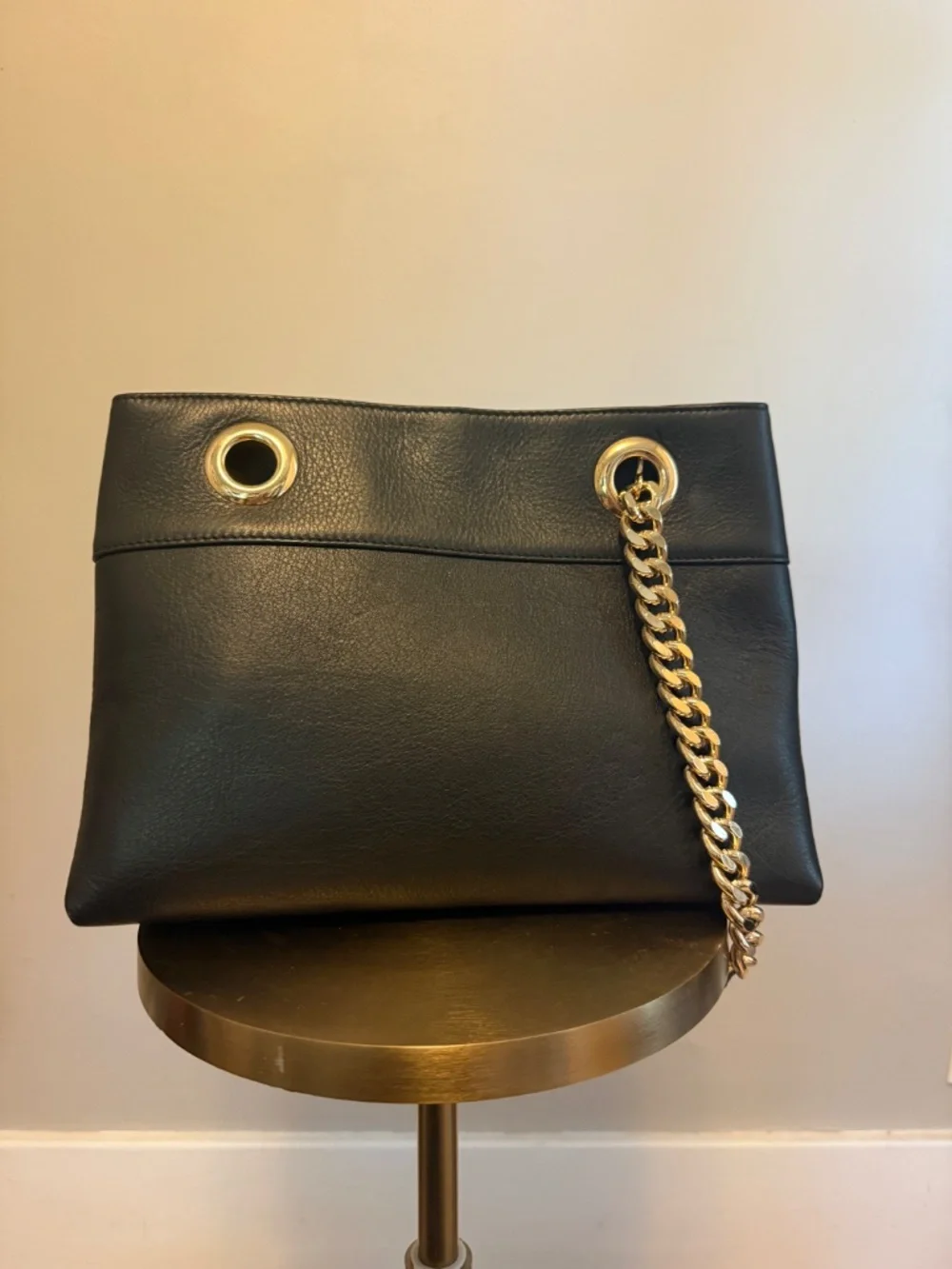 Mario Valentino Black Leather Purse- please read description